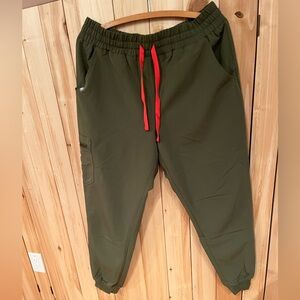 Dark Olive Zamora Scrub Pants